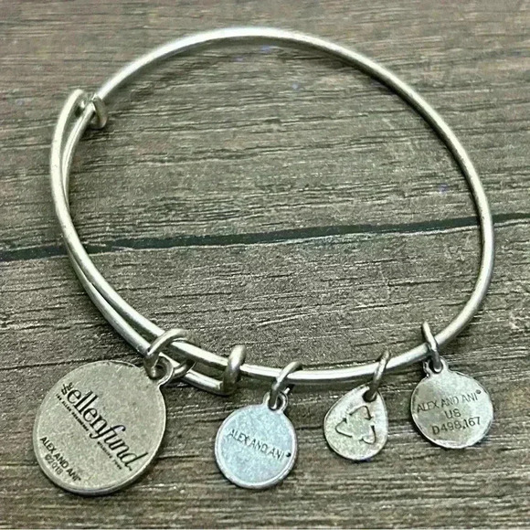 Alex and Ani Ellen Fund | 2018 Save the Gorillas Charm Bangle Bracelet - Picture 2 of 3